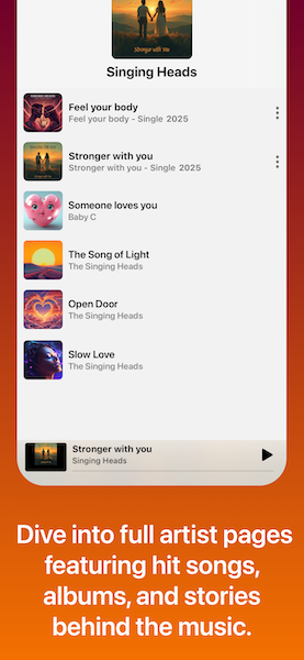 TubiX Artist Page